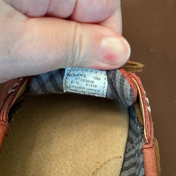 Sperry Top-Sider Boat Shoe Size 10M Red - Picture 9 of 12